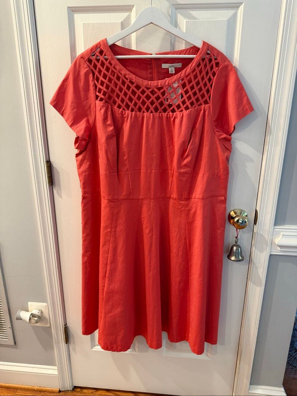 Nordstrom Sejour Coral Cage Dress sz 22W NWT